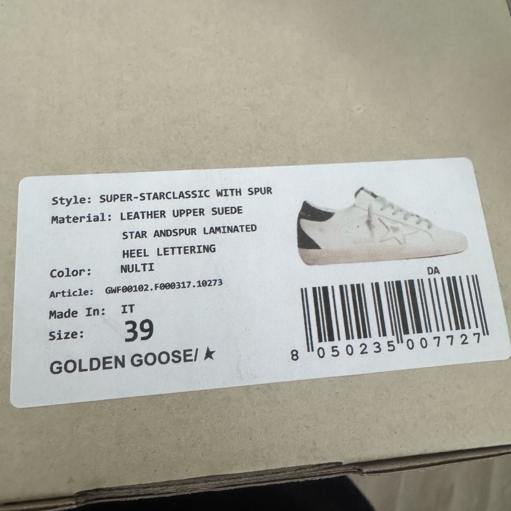 Golden Goose White Sneakers Premium Comfort